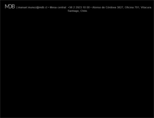 Tablet Screenshot of mdb.cl